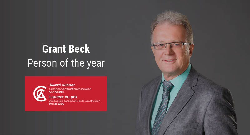 Grant Beck Awarded CCA Person of the Year