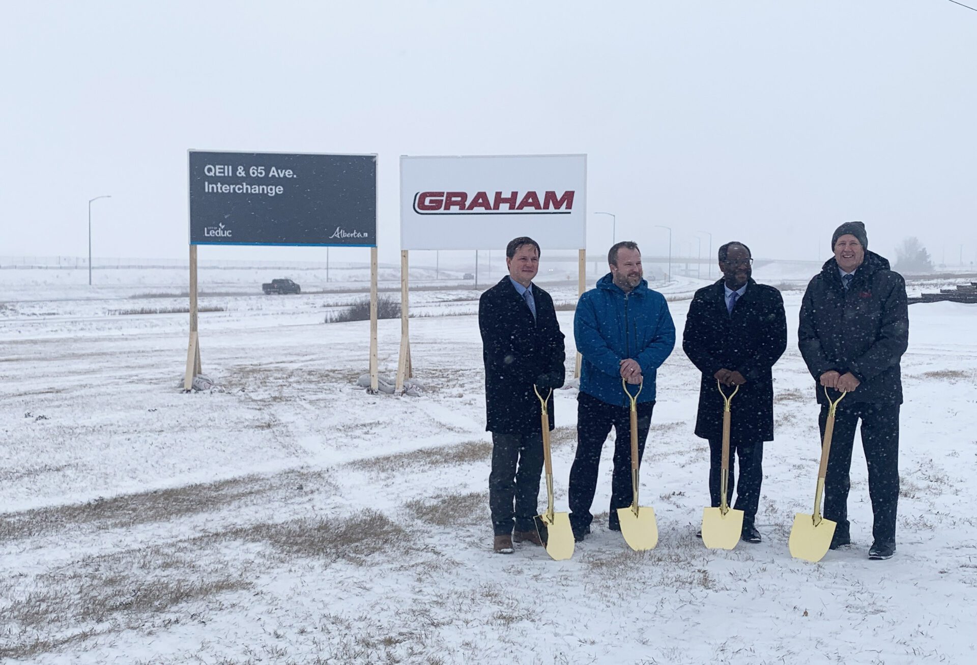 Graham Construction-Leduc Alberta 65th interchange project